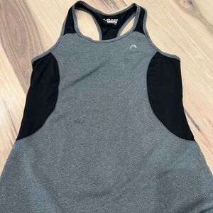 Head Black and Gray Sports Tank
